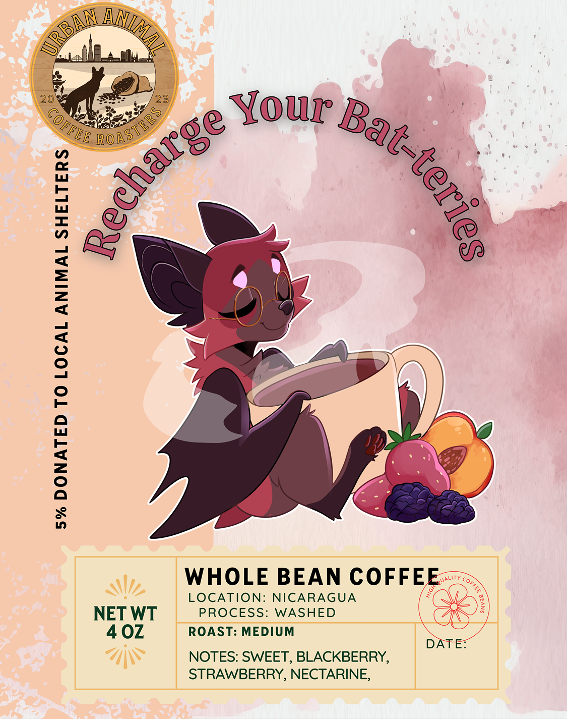 Recharge Your Bat-teries - Nicaraguan Washed