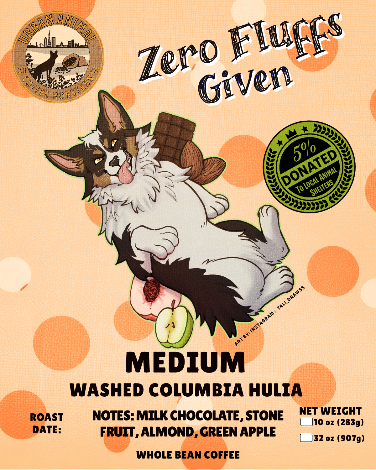 Zero Fluffs Given - Columbia Huila Washed