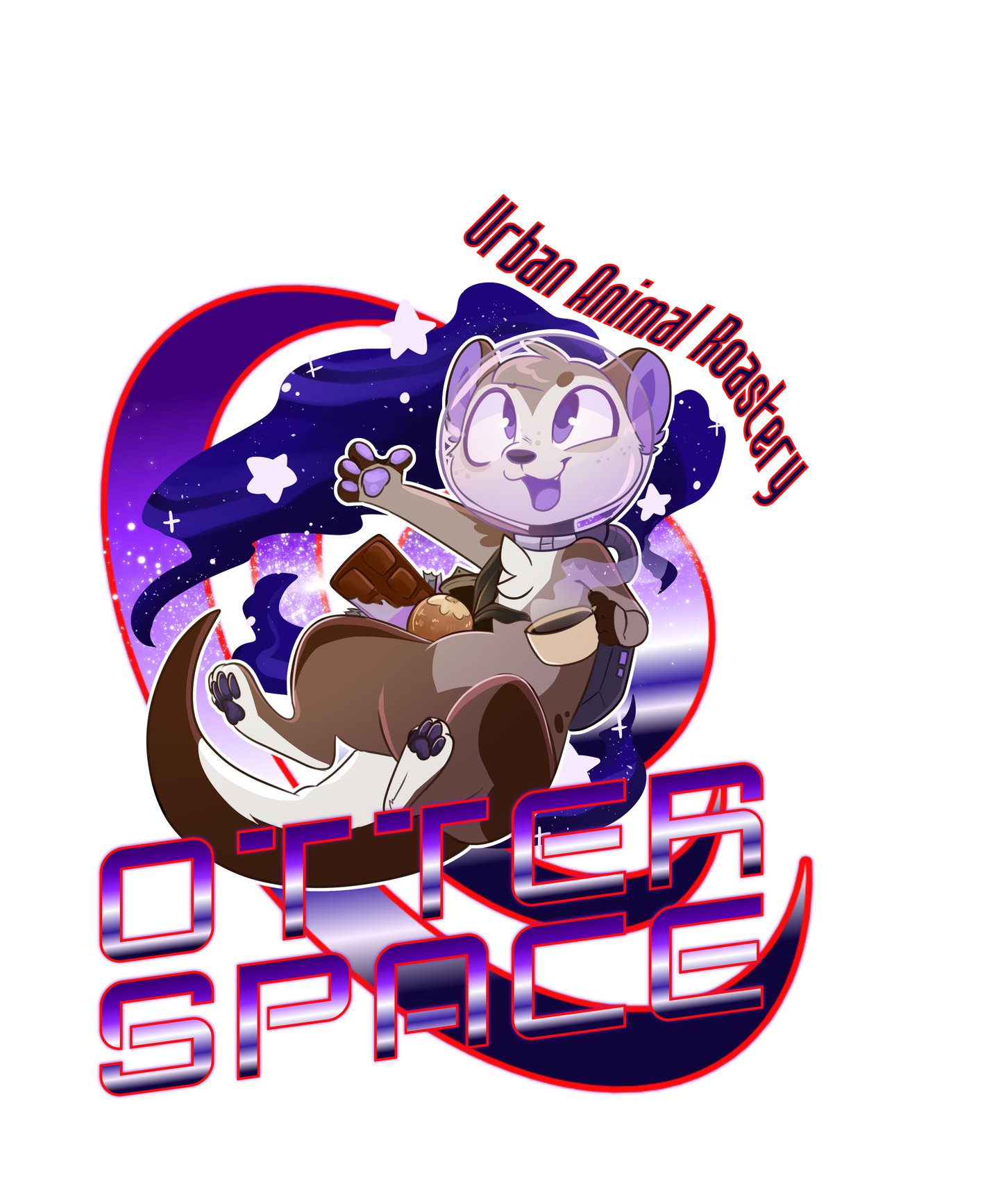 Otter Space sticker