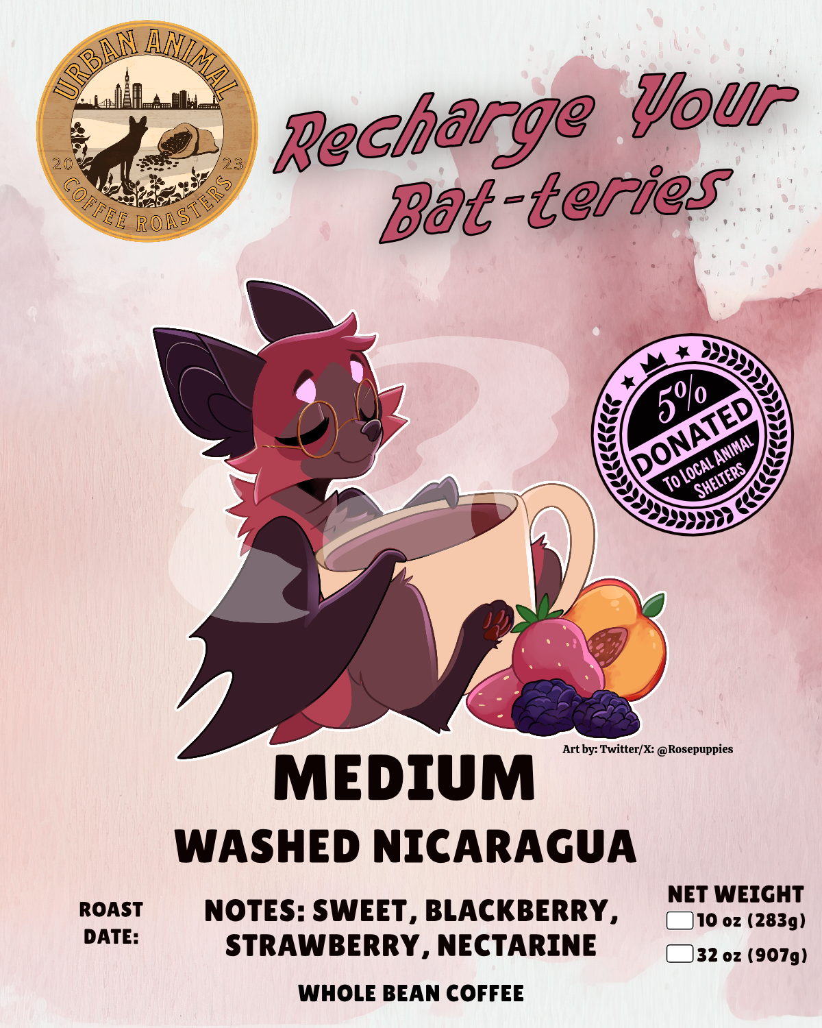 Recharge Your Bat-teries -  Nicaraguan Washed